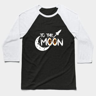 Bitcoin to the Moon Baseball T-Shirt